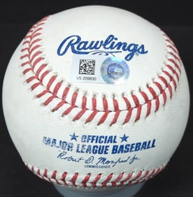 GAME USED BALL BLUE JAYS AT HOUSTON