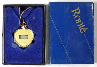 Ronte Heart Pendant Pocket Watch