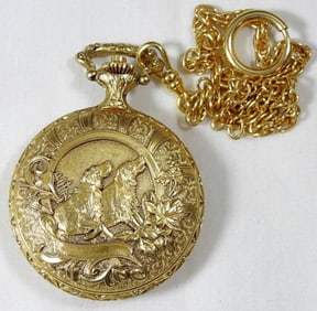 Majestime Deer Pocket Watch