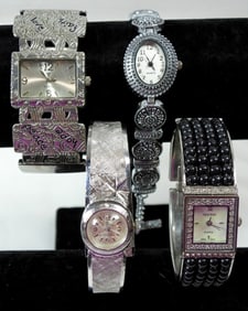 (4) LADIES FASHION WATCH LOT