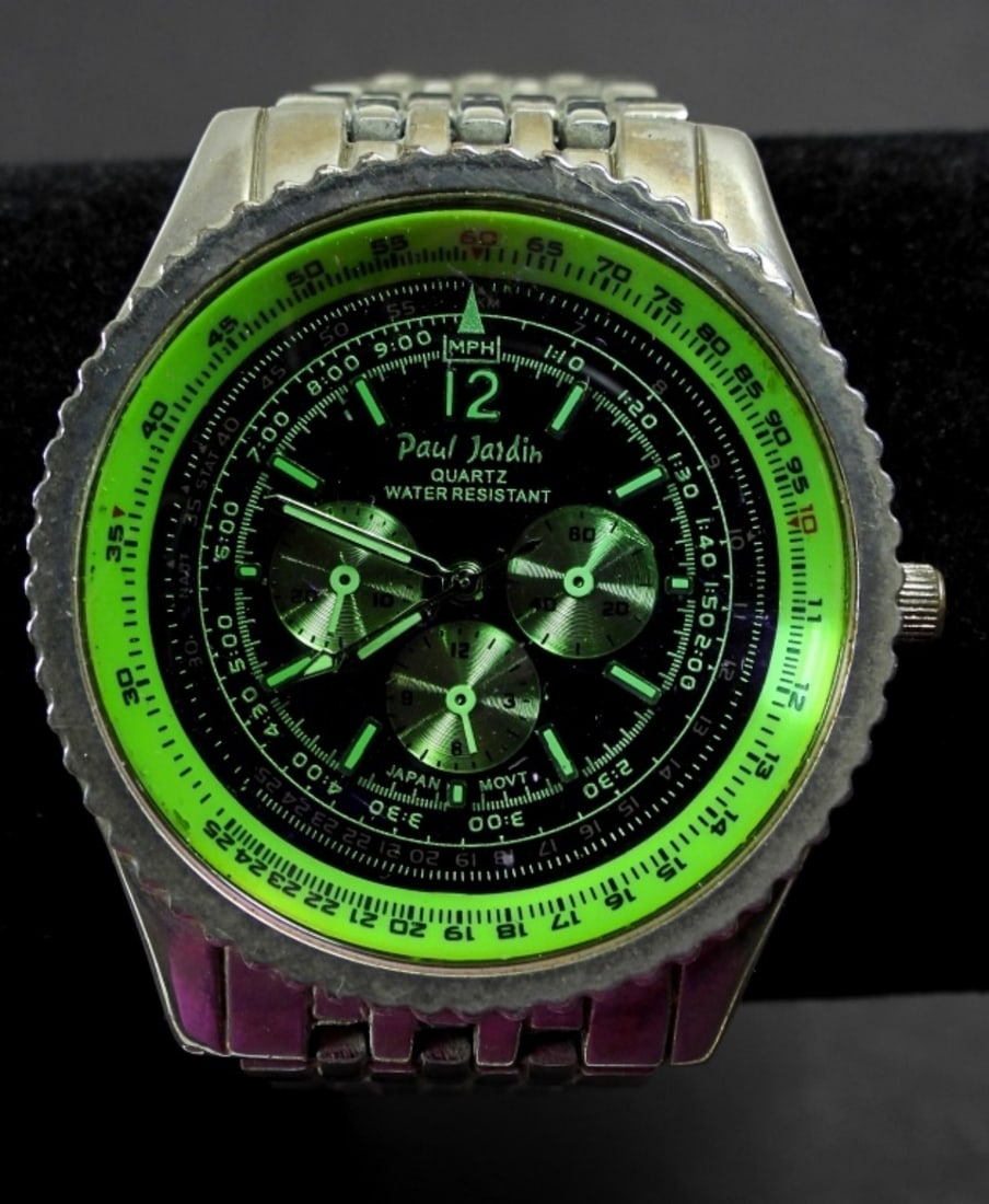 PAUL JARDIN QUARTZ CHRONOGRAPH WATCH: UNTESTED
