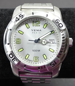 YEMA PARIS 100m MEN'S WRIST WATCH