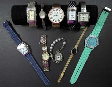 10 VARIETY WOMENS "GENEVA' WATCHES