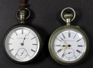 2 POCKET WATCHES FOR PARTS/REPAIR