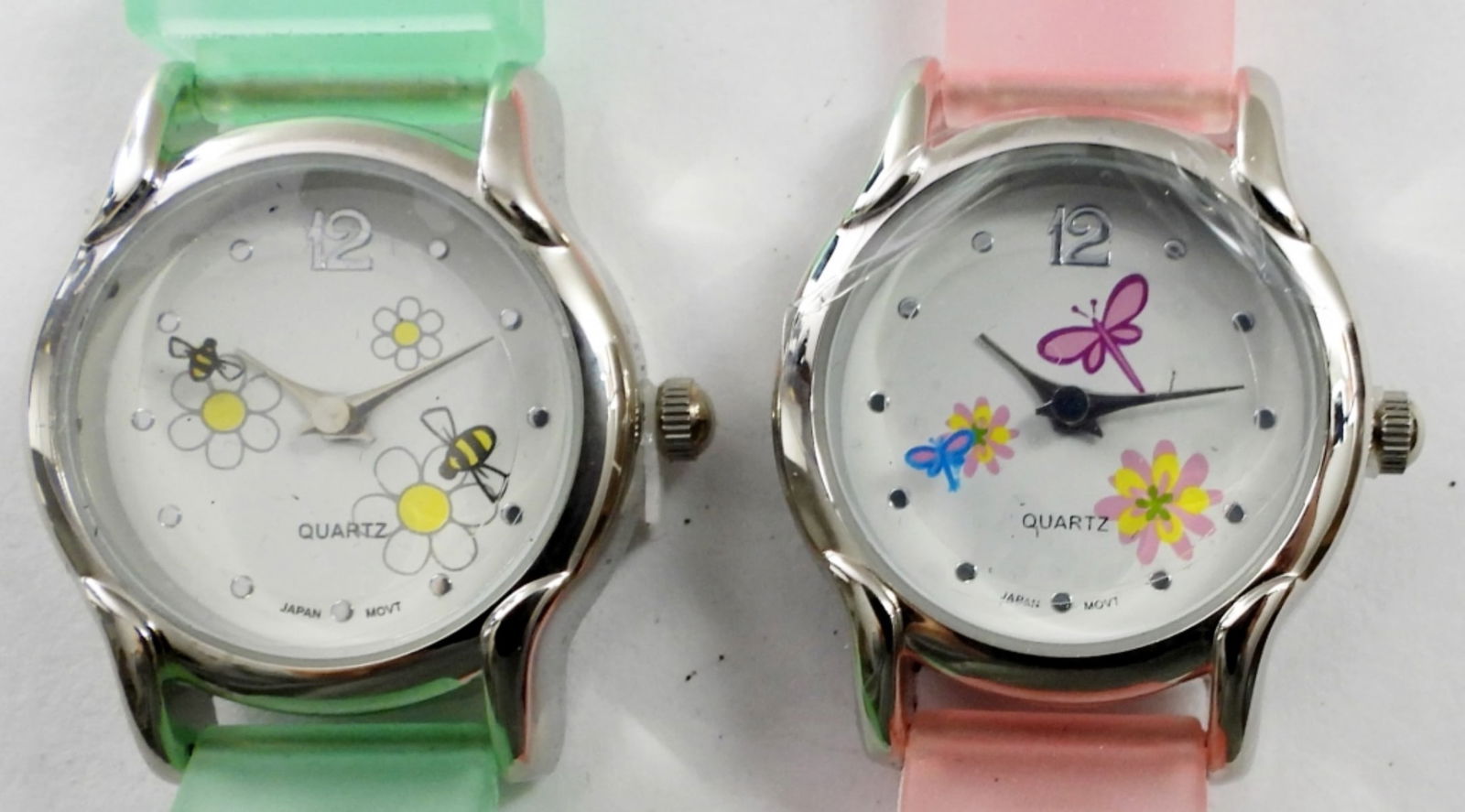 (2) AVON QUARTZ GIRL's WATCHES: NEW in ORIGINAL BOXES - UNTESTED - VERY PRETTY