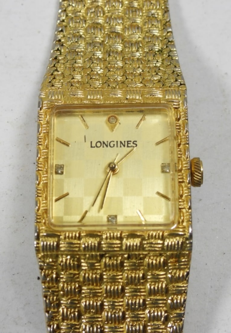 Longines Ladies Wrist Watch: Longines ladies wrist watch, not tested as to working or not - may need a battery replacement