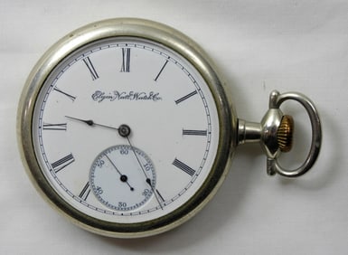 ELGIN 16 size POCKET WATCH - RUNS