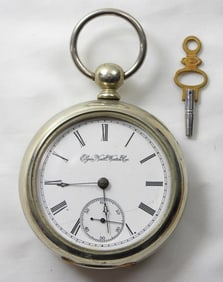 ELGIN 18 size KEY WIND POCKET WATCH