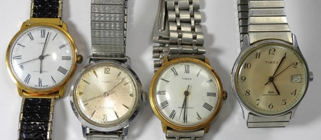 (4) TIMEX SELF WINDING WATCHES