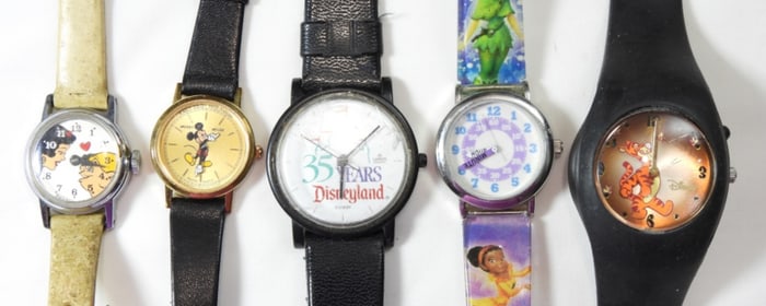 (5) ASSORTED DISNEY WATCHES