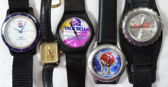 (5) ASSORTED BRAND WATCHES