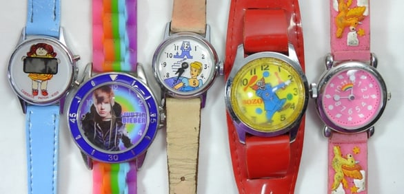 (5) ASSORTED CHILDRENS WATCHES