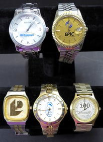 (5) MENS ASSORTED BRANDED WATCHES