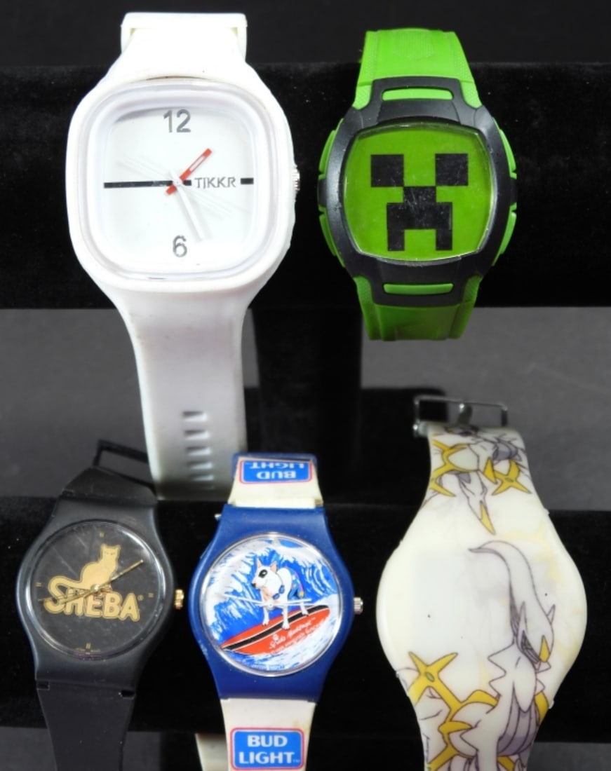 (5) ASSORTED NOVELTY WATCHES (1 of 2)