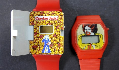 RONALD McDONALD & CRACKER JACK WATCH