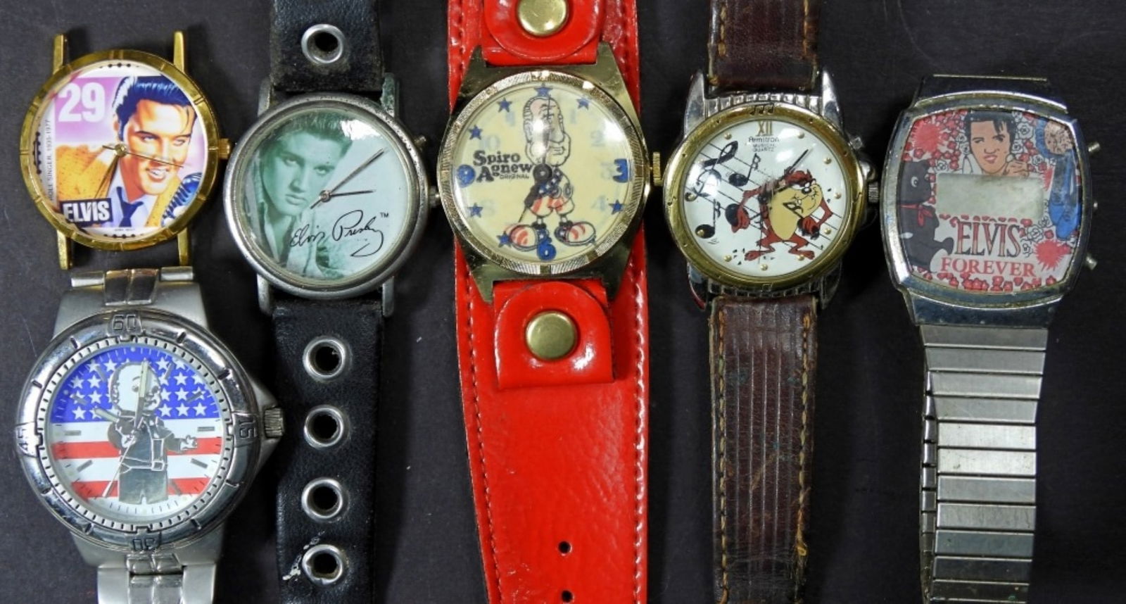 SPIRO AGNEW, ELVIS, TAZMANIA DEVIL LOT (1 of 2)