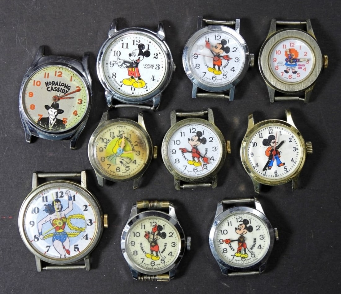 (10) NOVELTY WATCH FACES / DIALS (1 of 2)