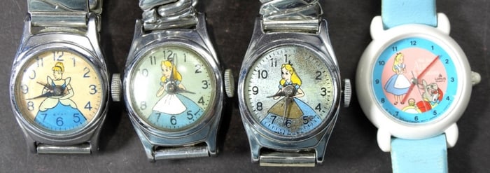 (4) CINDERALLA GIRLS WATCHES - VINTAGE