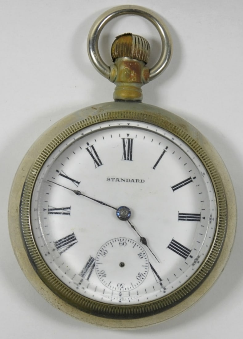 1908 NEW YORK STANDARD POCKET WATCH (1 of 4)