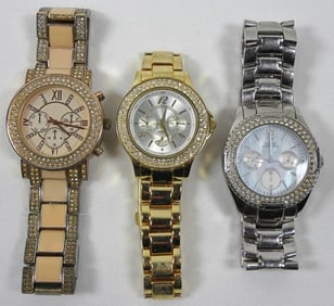 LADIES BLING CHRONOGRAPH WATCHES (3)