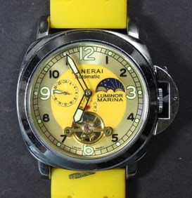 YELLOW OFFICINE PANERAI WATCH