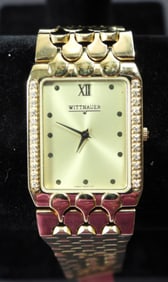 GOLD TONED WITTNAUER WATCH