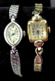 2 LONGINESS SILVER/GOLD TONE WATCH