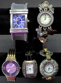 5 "CHICOS" BRAND WRIST WATCHES