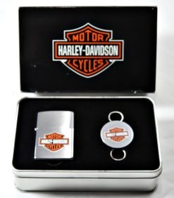 1997 SEALED HARLEY DAVIDSON W/ KEYRING ZIPPO