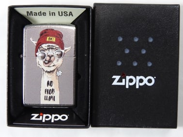 2020 SEALED NO PROB LLAMA ZIPPO