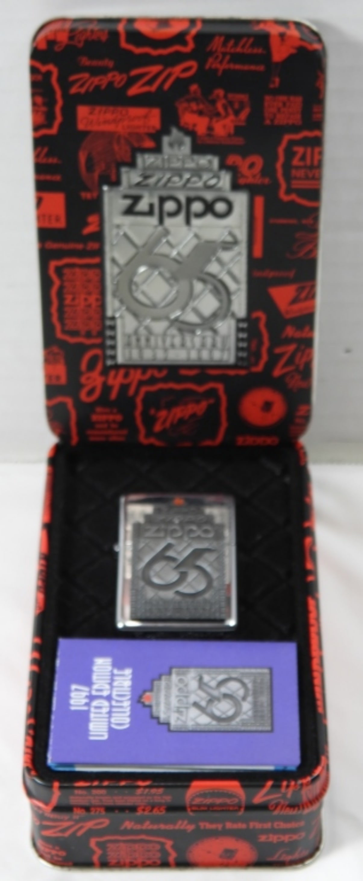 1997 SEALED ZIPPO 65TH ANN. LIGHTER (1 of 4)