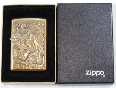 1996 SEALED ENGANDERED COUGAR ZIPPO