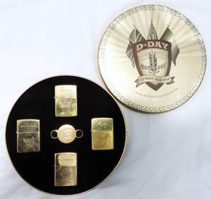 UNFRIED D-DAY NORMANDY LIMITED EDITION ZIPPOS