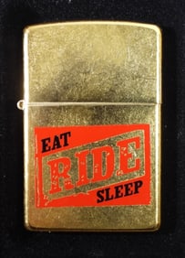2004 SEALED MARLBORO "EAT RIDE SLEEP" ZIPPO