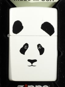 2021 SEALED PANDA FACE ZIPPO LIGHTER