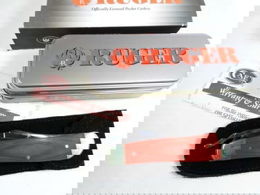 RED CASE RUGER KNIFE