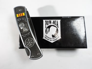 POW MIA VIETNAM WAR POCKET KNIFE