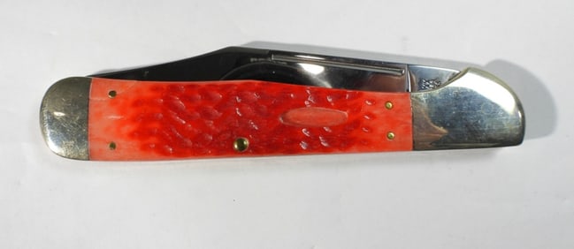 PINK TEXTURE HANDLE CASE FOLDING KNIFE