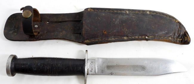 VINTAGE KINFOLKS FIXED KNIFE IN SHEATH