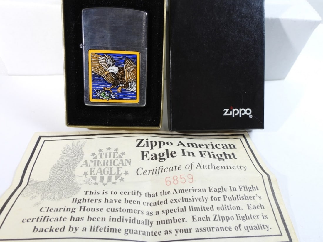 SEALED AMERICAN EAGLE IN FLIGHT ZIPPO (1 of 4)