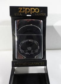 UNFIRED 1996 CLADDAGH ZIPP LIGHTER