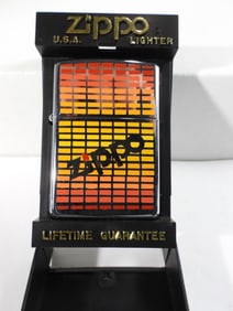 SEALED 1993 ZIPPO ORANGE GRID LIGHTER
