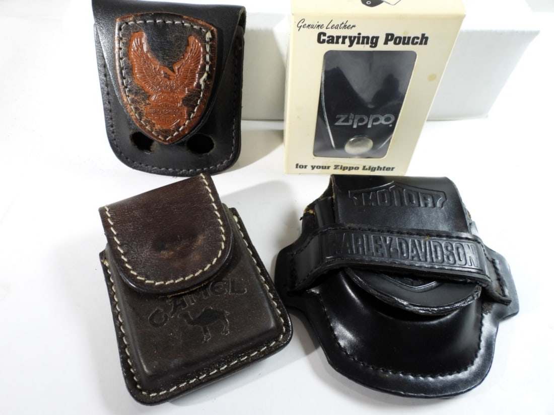 (4) ZIPPO LIGHTER CASE (1 of 2)