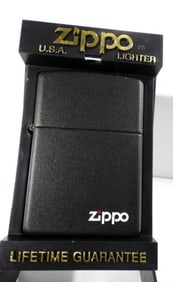 SEALED BLACK MATTE ZIPPO LIGHTER