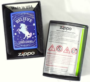 SEALED 2021 "BELIEVE IN UNICORNS" ZIPPO