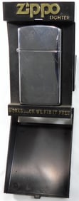 UNSEALED UNFIRED 1991 SILVER TONE ZIPPO