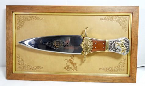 Colt Art Bowie Knife by Franklin Mint