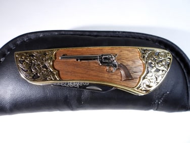 Franklin Mint Colt Knife Gold