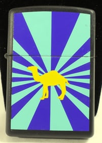 Unsealed Unfired Camel Burst Zippo