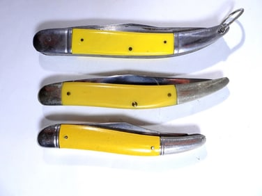 (3) MEDIUM SIZE FISH KNIVES